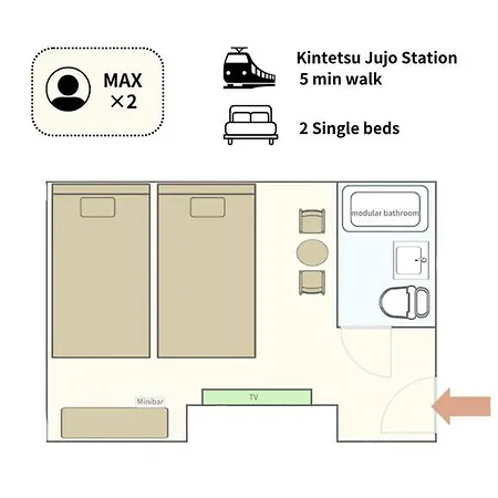 Kyoto Jujo 03アパートメント エクステリア 写真